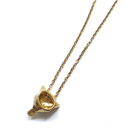 " kennedy " cat necklace/ gold