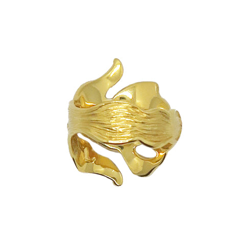 goldfish ring/ gold