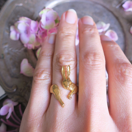 Rabbit ring/ gold