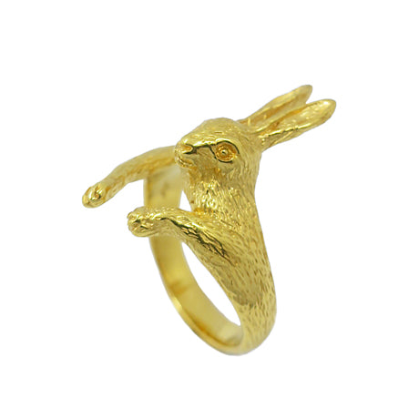 Rabbit ring/ gold