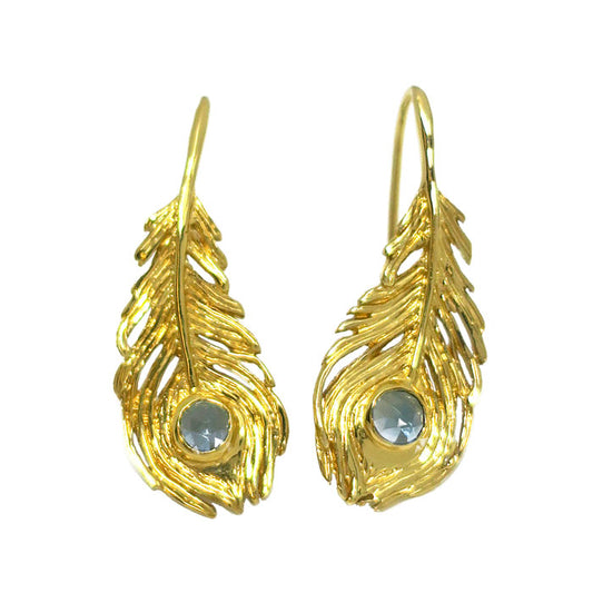 "Majestic" B.topaz piercings/ gold